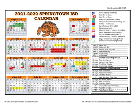 Springtown Isd Calendar